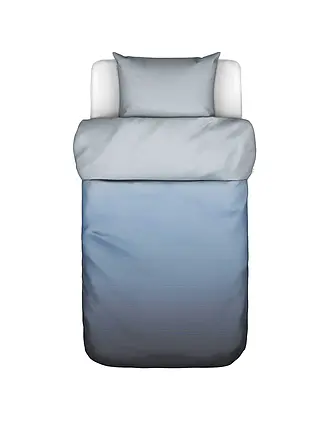 MARC O'POLO HOME | Satin-Bettwäsche JORN 70x90cm/140x200cm Anthracite | blau
